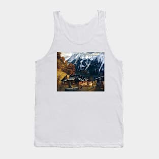 An Alpine Scene 1874 Gustave Courbet Tank Top